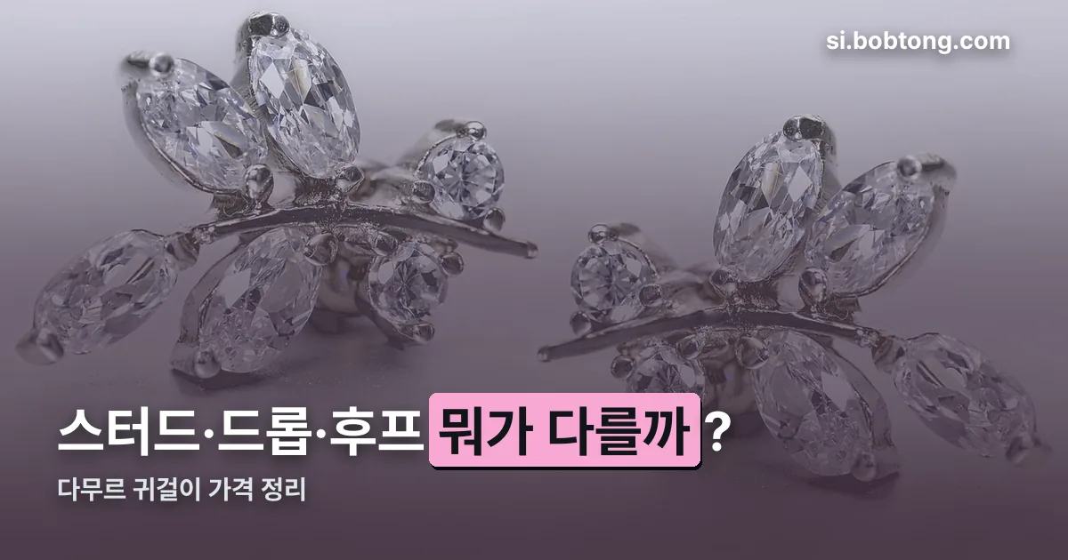 다무르 귀걸이 정리 썸네일