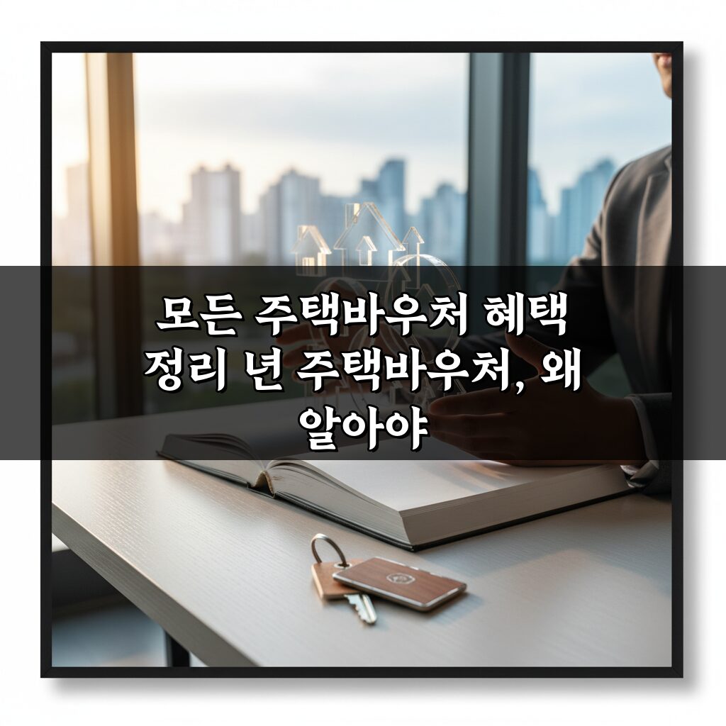2026년 모든 주택바우처 혜택 정리, 조건부터 신청까지