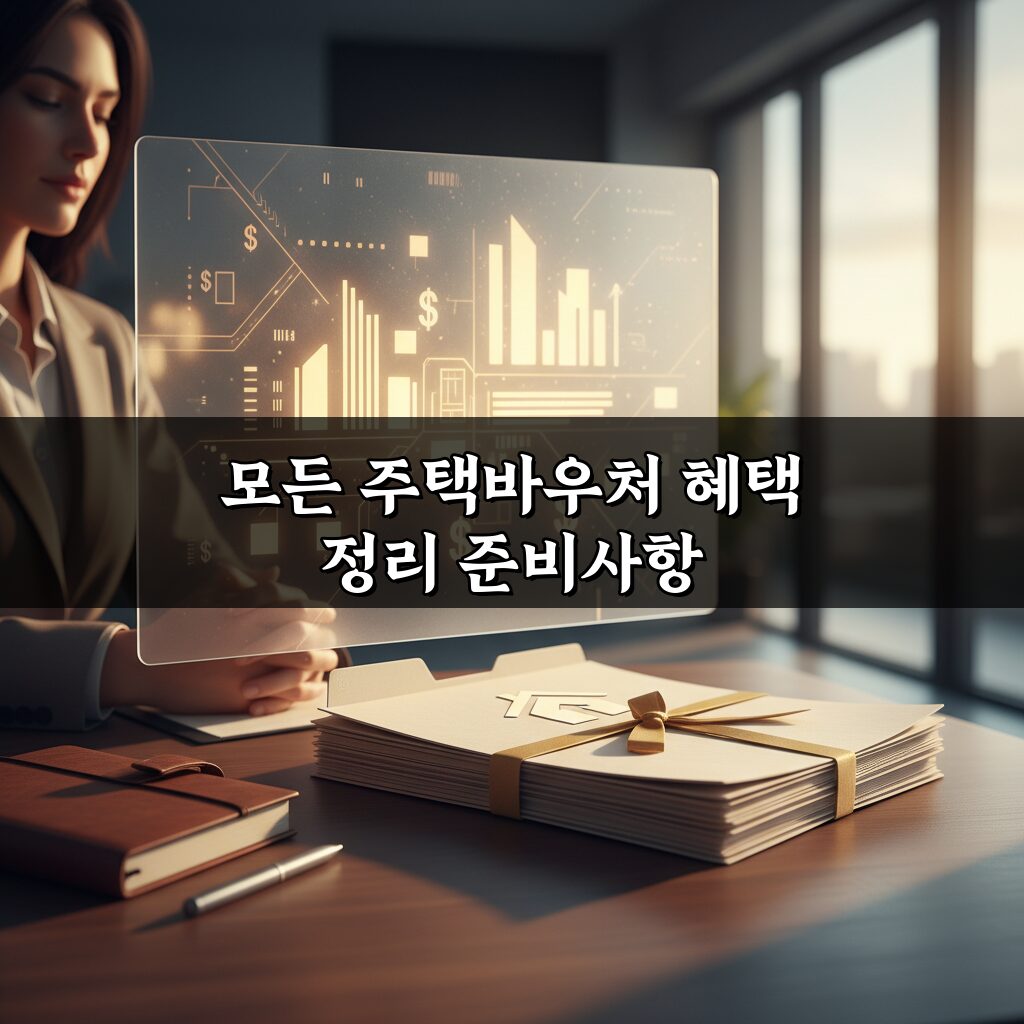 2026년 모든 주택바우처 혜택 정리, 조건부터 신청까지