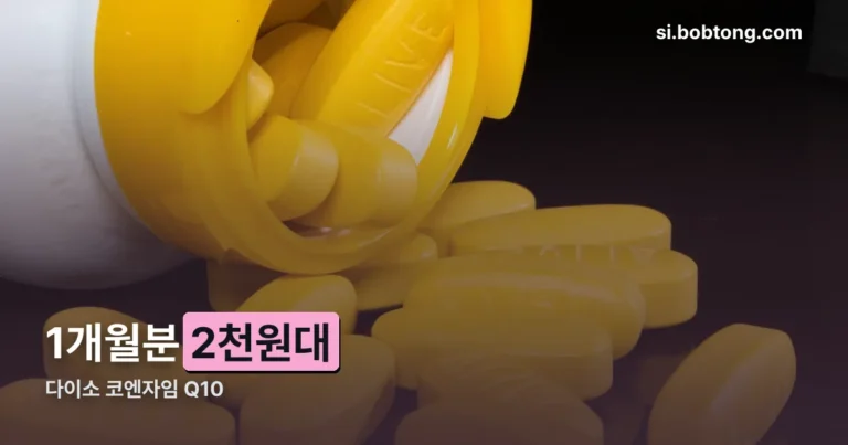 다이소 코엔자임 Q10 정리 썸네일