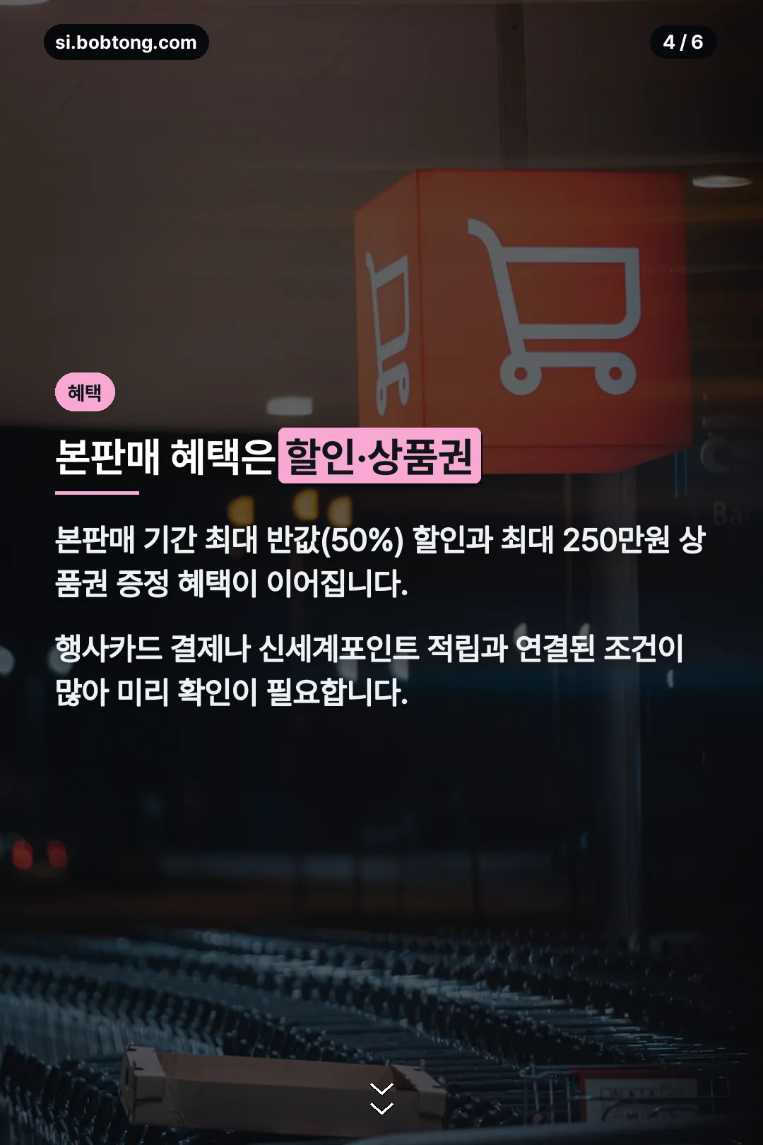본판매 혜택 정리
